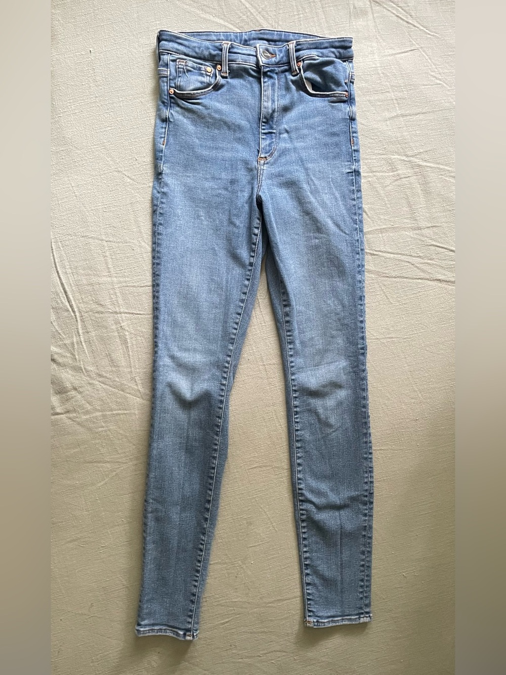&Denim by H&M Blue High-Rise Women's Skinny Jeans